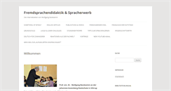 Desktop Screenshot of fremdsprachendidaktik.de